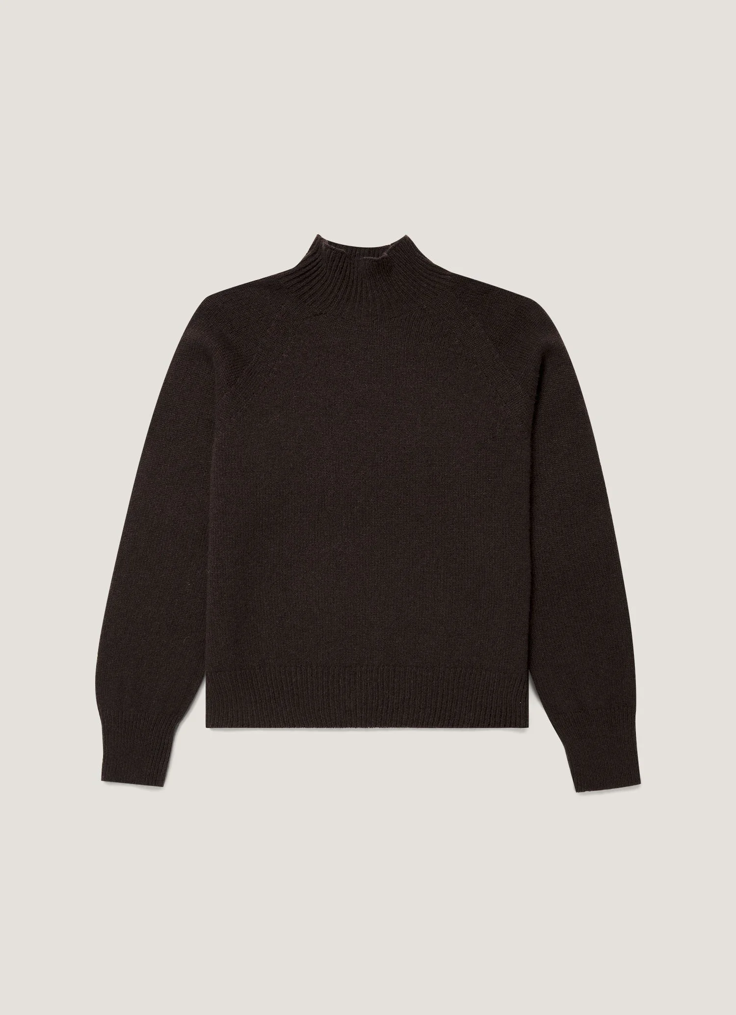 Lambswool Funnel Neck Jumper - 1