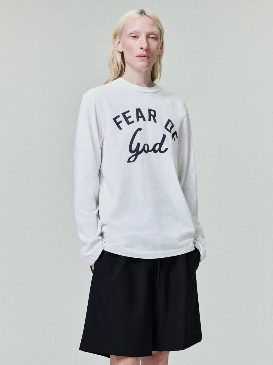 Womens Varsity Long Sleeve Tee - 1