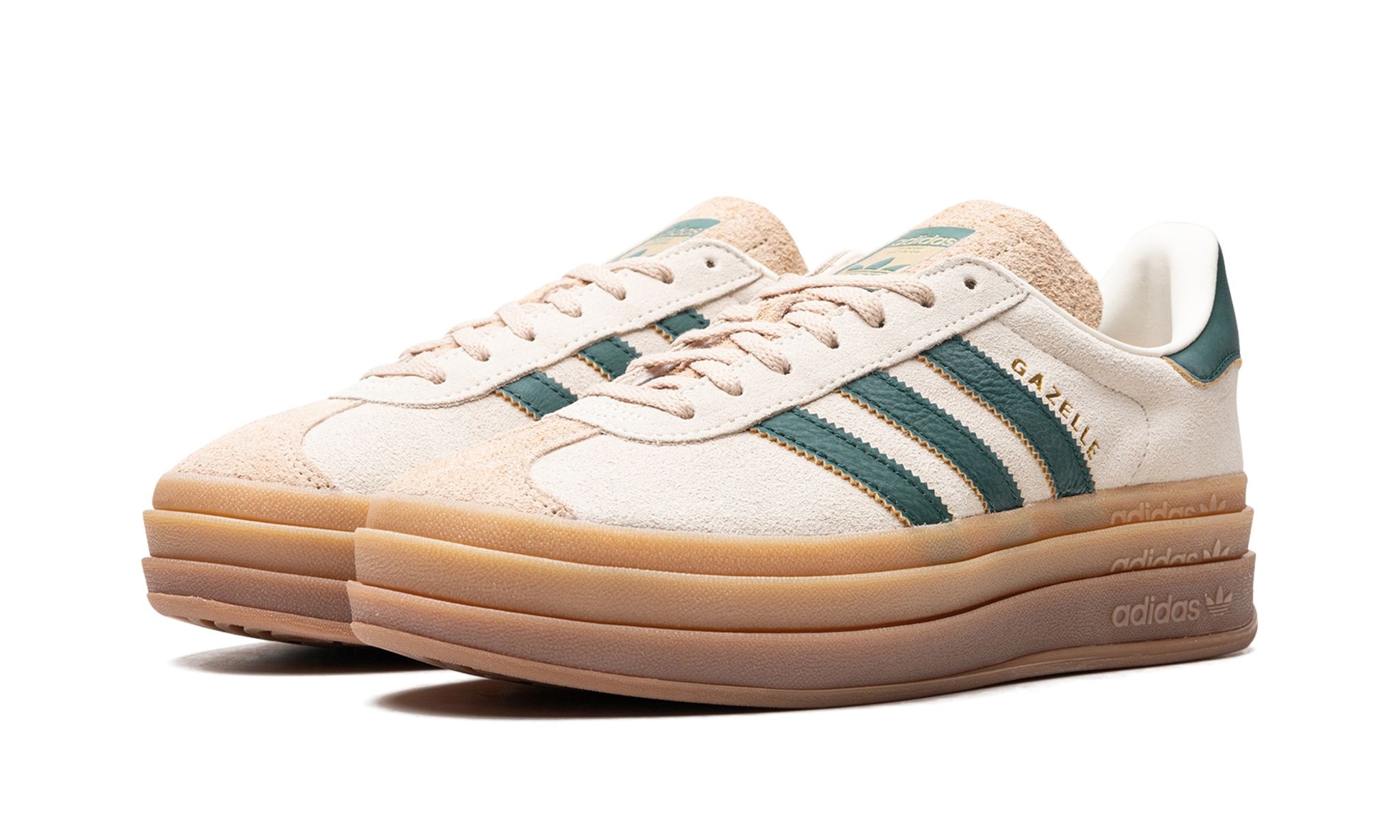 Adidas Gazelle Bold Wmns "Cream Collegiate Green" - 2