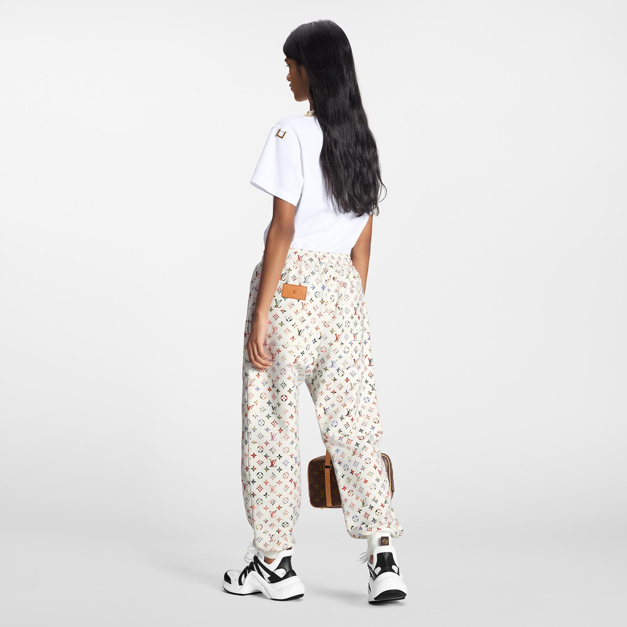 Vintage Flower Monogram Jogging Pants - 3