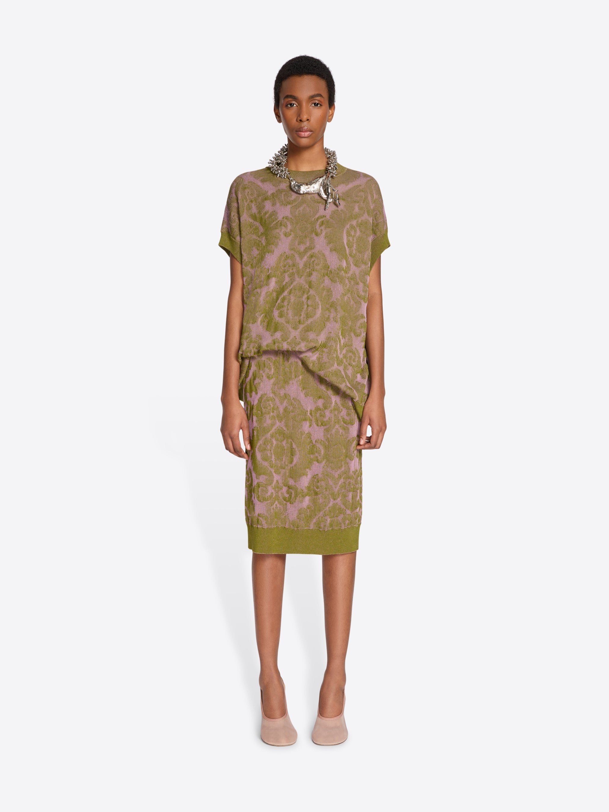 JACQUARD SKIRT - 2