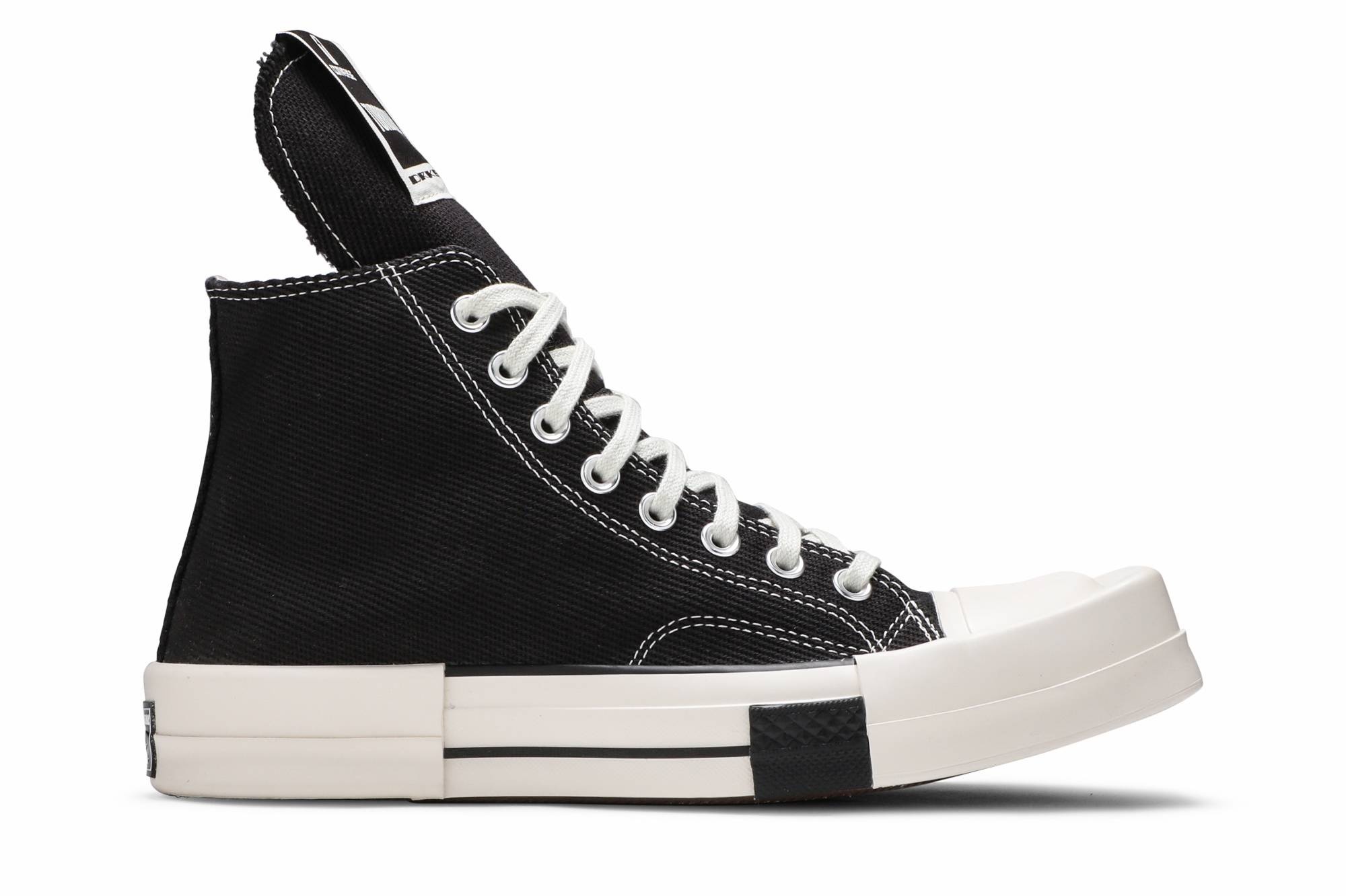 Rick Owens x TURBODRK Chuck 70 High 'Black' - 1