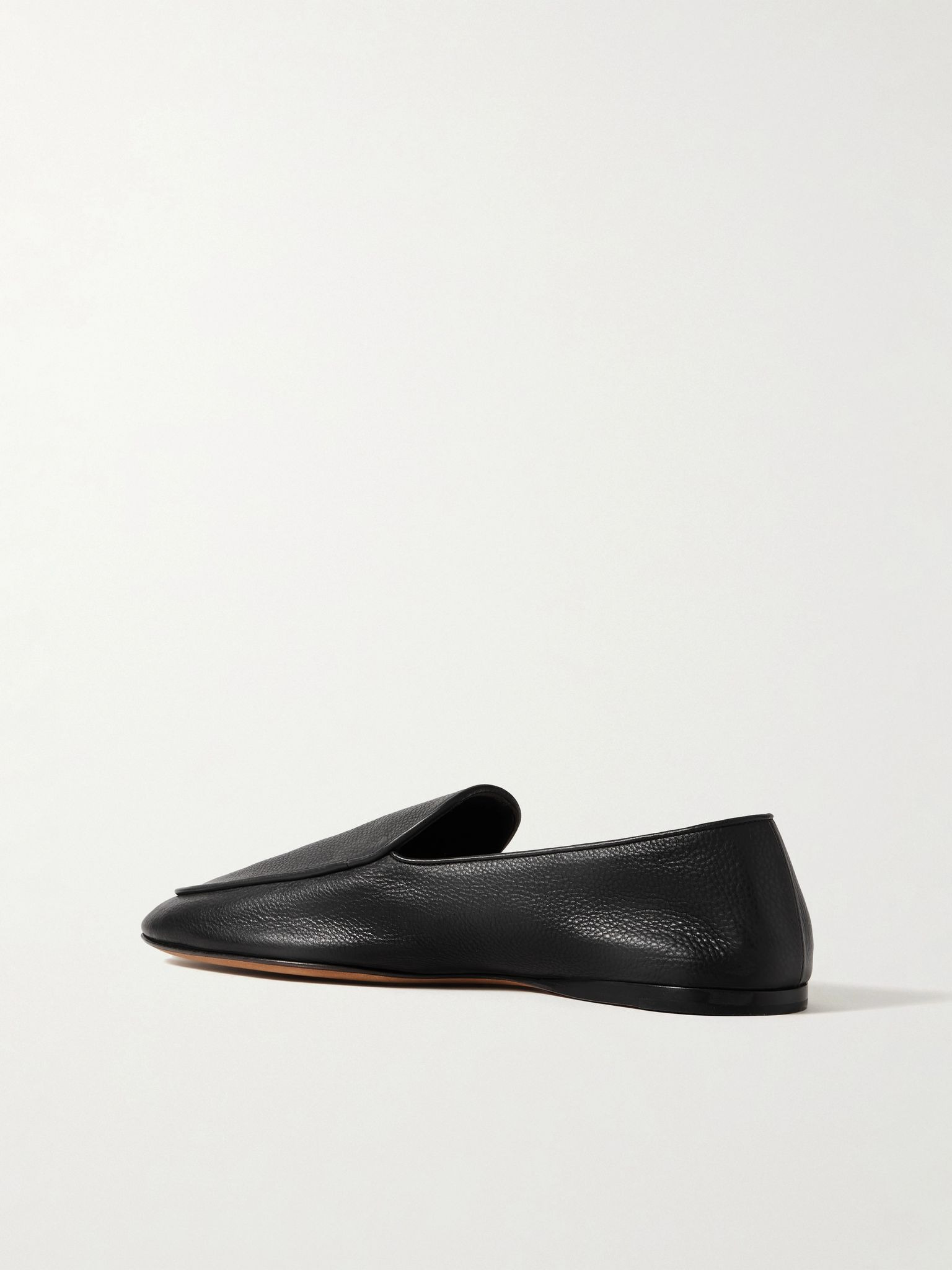Hereditas textured-leather loafers Black - 3