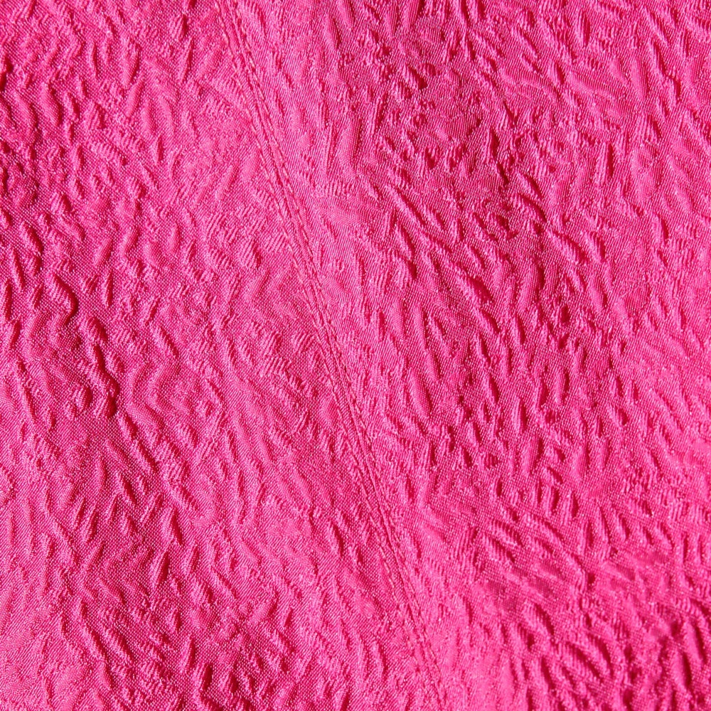 Pink Textured Diamante Detail Midi Dress - 6
