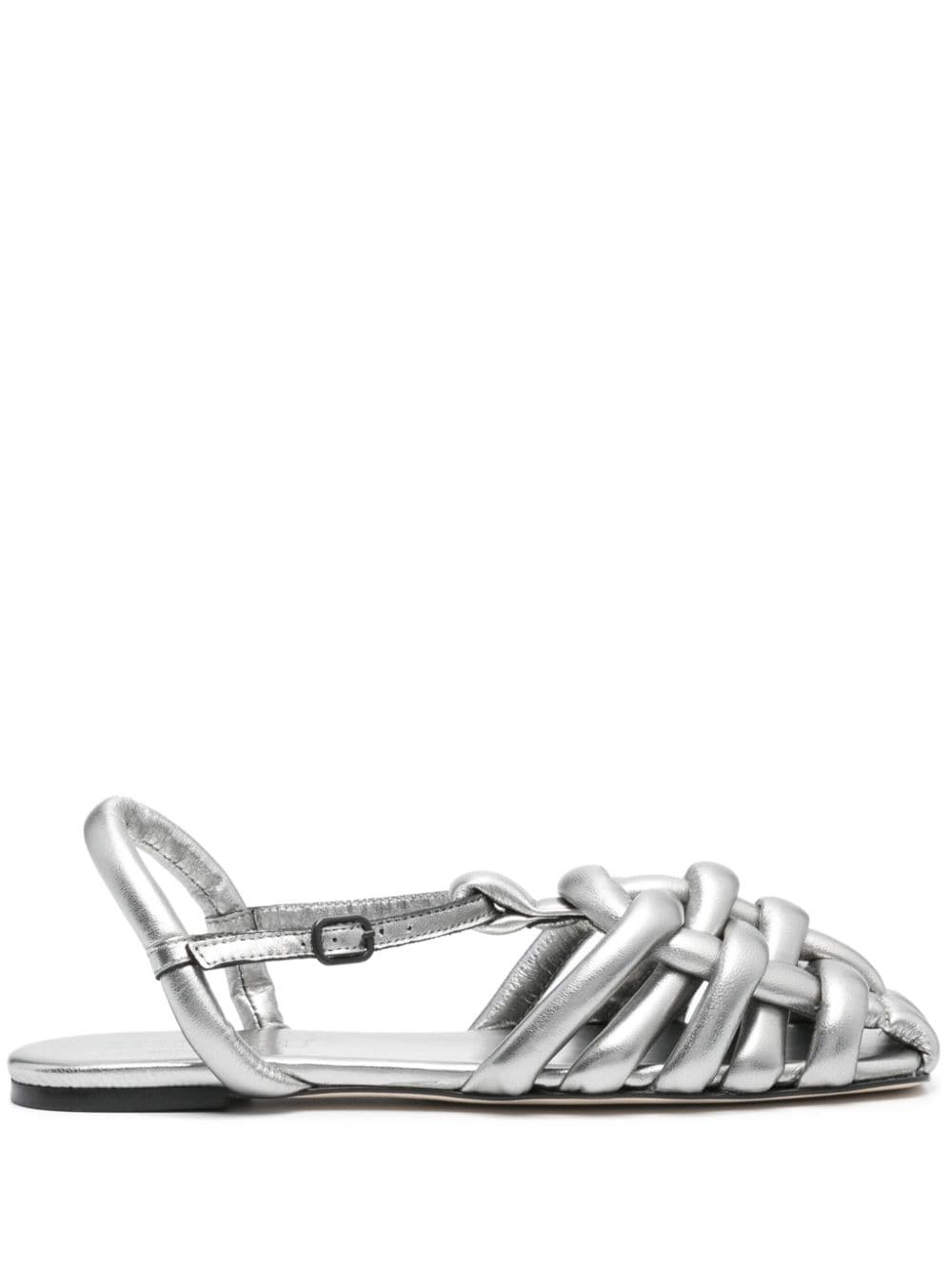 Cabersa Metallic leather sandals - 1