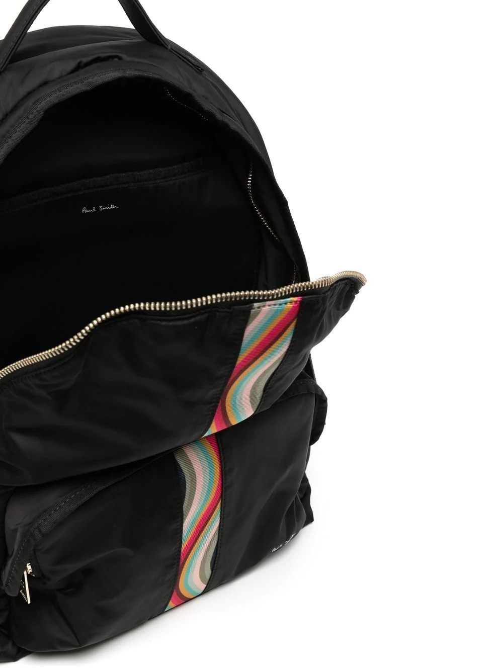 stripe-detail backpack - 5