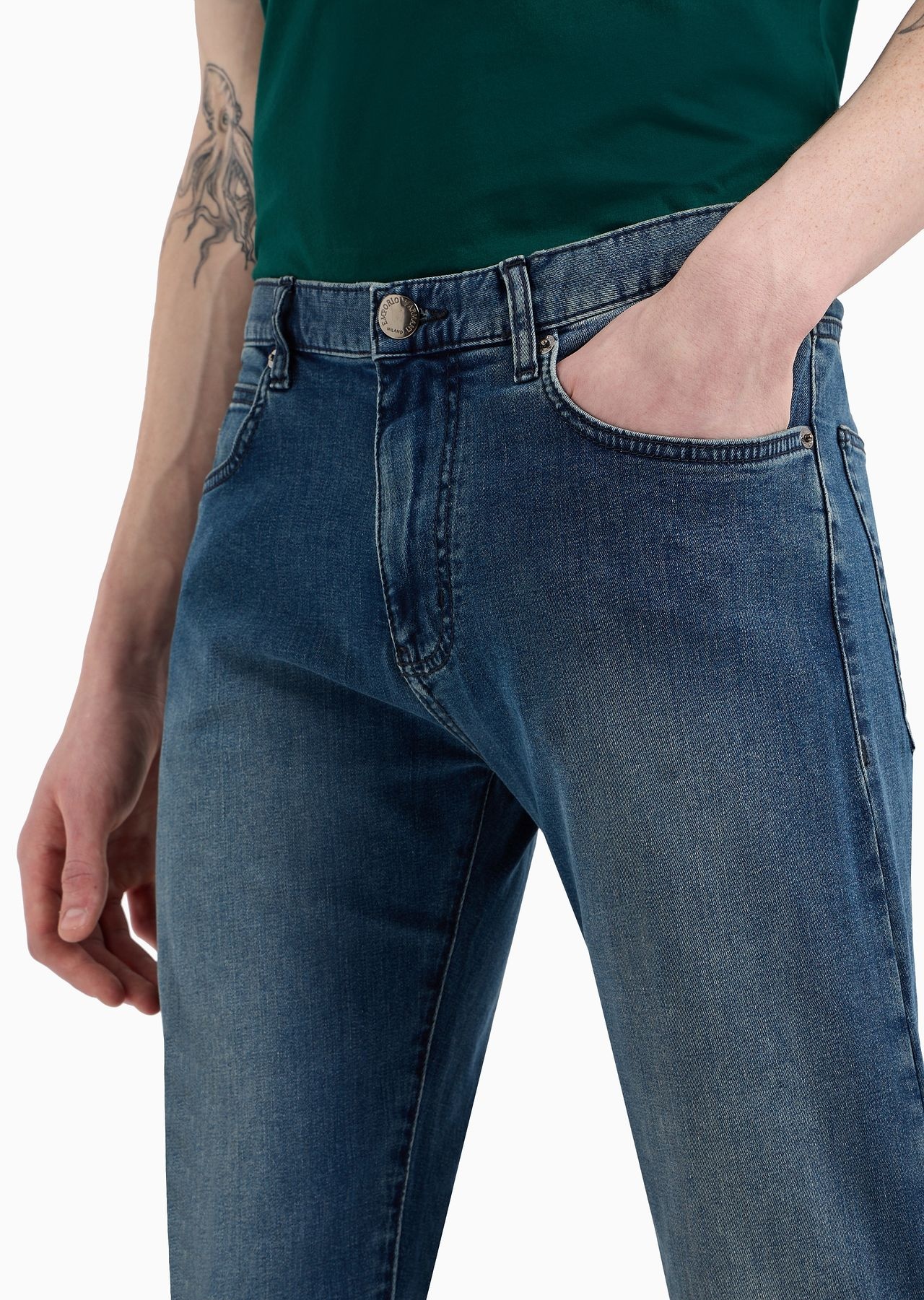 J45 Regular-fit jeans in comfort-twill denim - 5