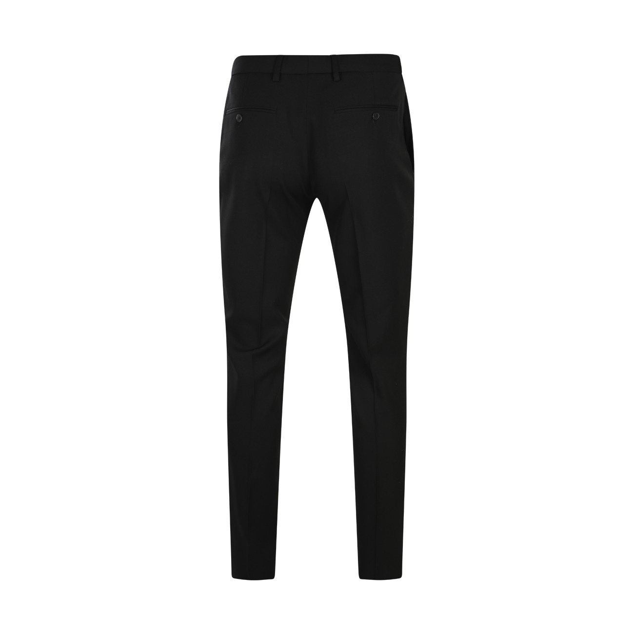 black wool pants - 2