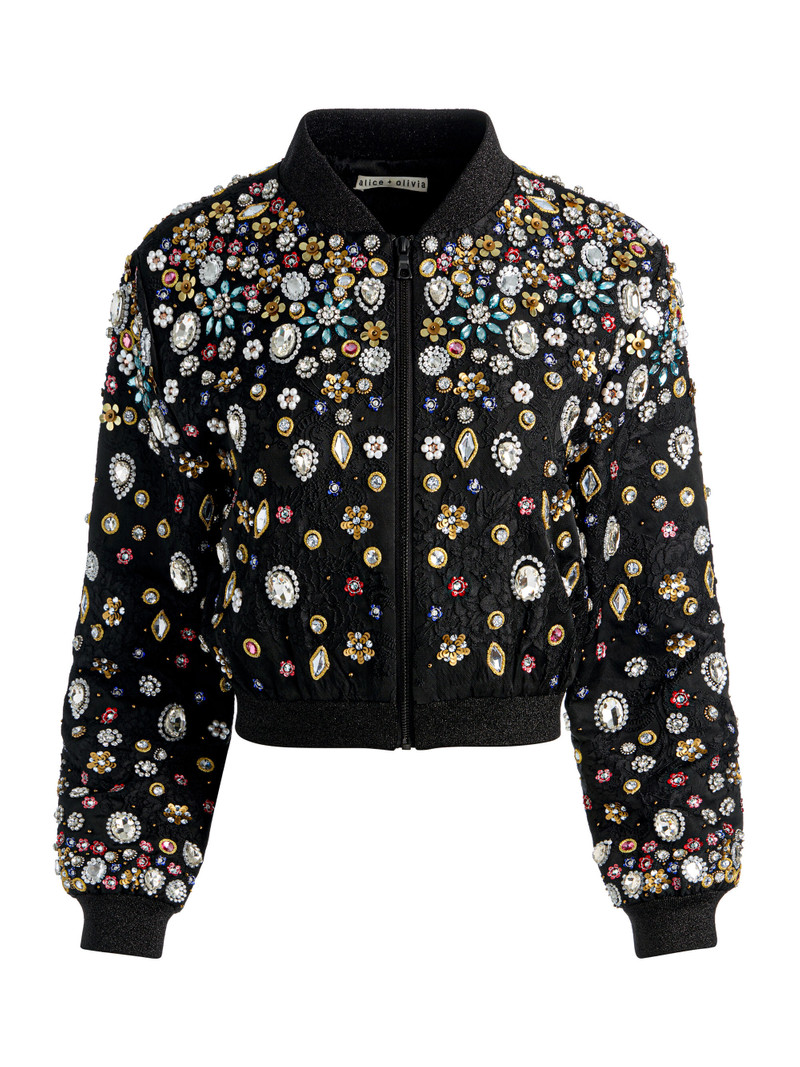 JACKIE EMBELLISHED BOMBER JACKET 7