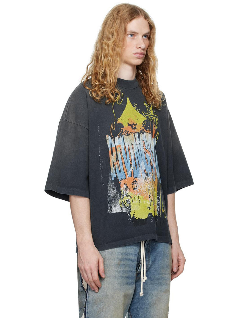 RRR123 Black 'Forgive Me' Vintage T-shirt outlook