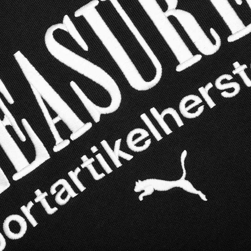 PUMA X PLEASURES GRAPHIC HOODIE - BLACK 4