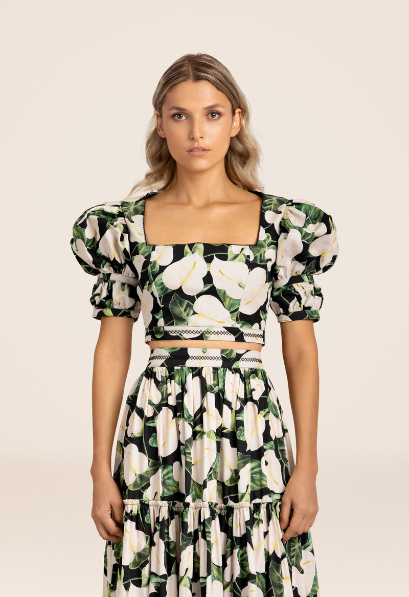 Bambu Anturios Black Cropped Top 6