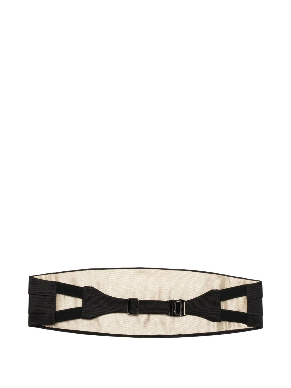 pleated cummerbund belt - 1
