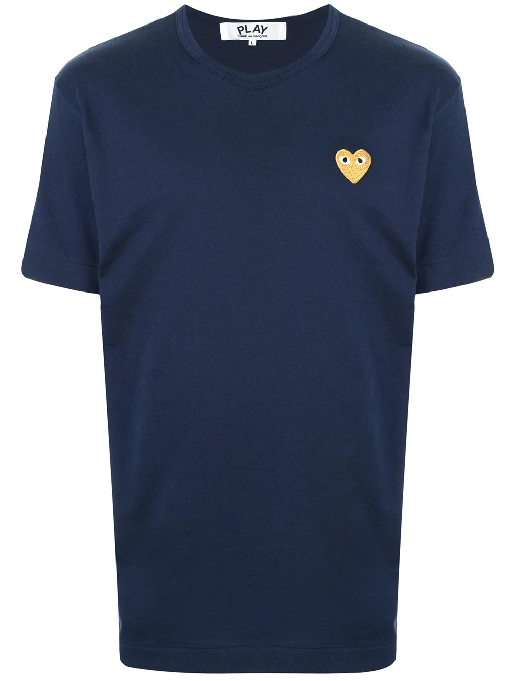 embroidered logo T-shirt - 1
