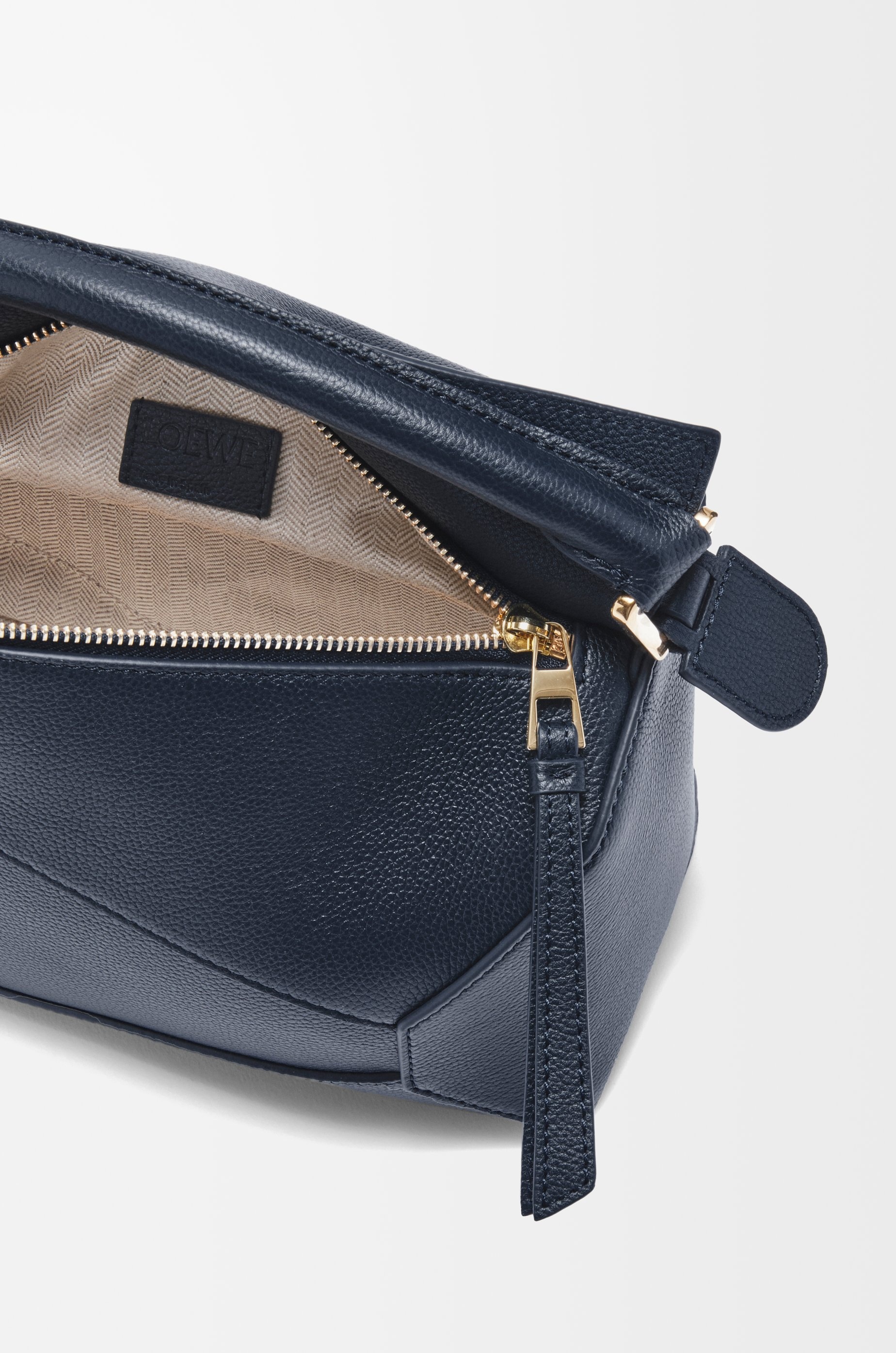 Small Puzzle bag in soft grained calfskin - 9
