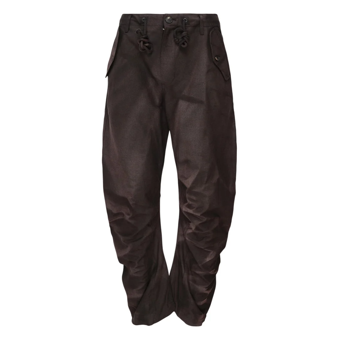 Sun-Bleached Twisted Trousers - 1