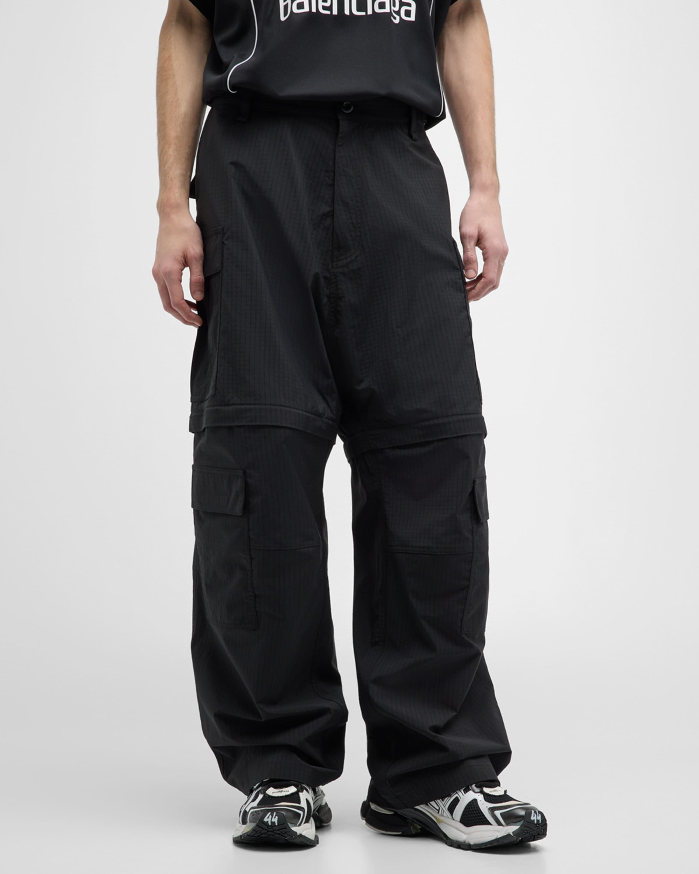 BALENCIAGA Men's Unity Sports Icon Light Cargo Pants