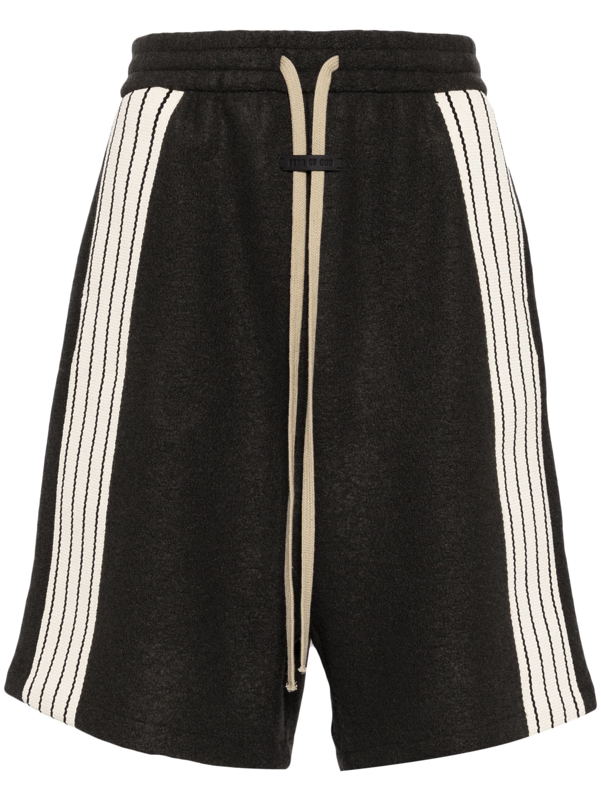 FEAR OF GOD Men Boiled Wool Striped Relaxed Short - 1