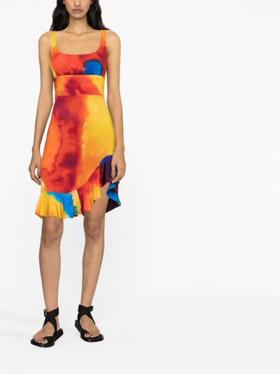 Paco Rabanne Plastic Art tie-dye dress outlook