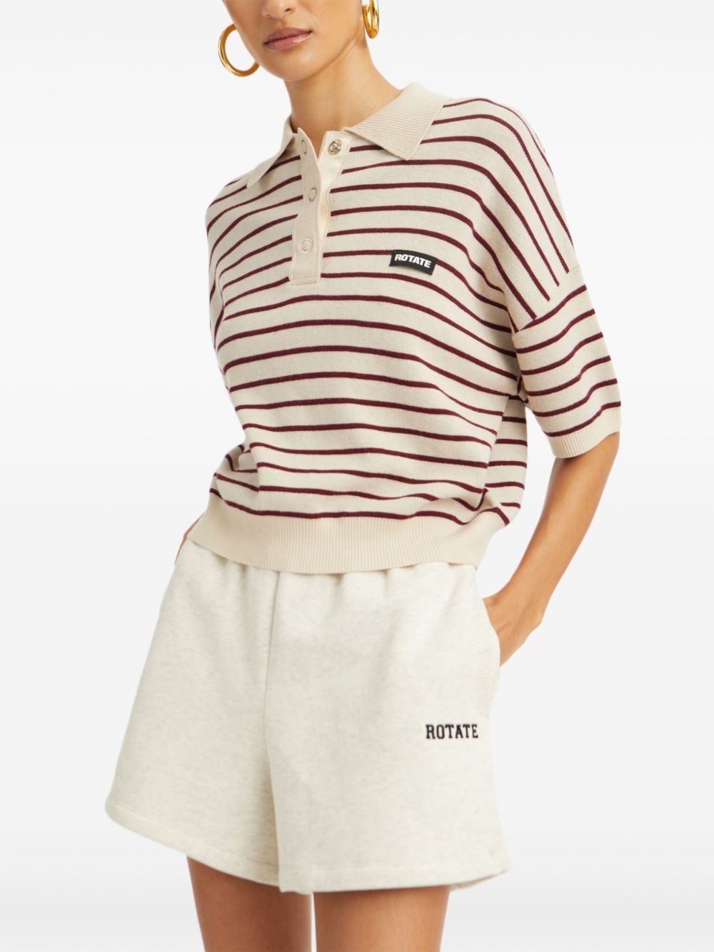 elasticated shorts - 4