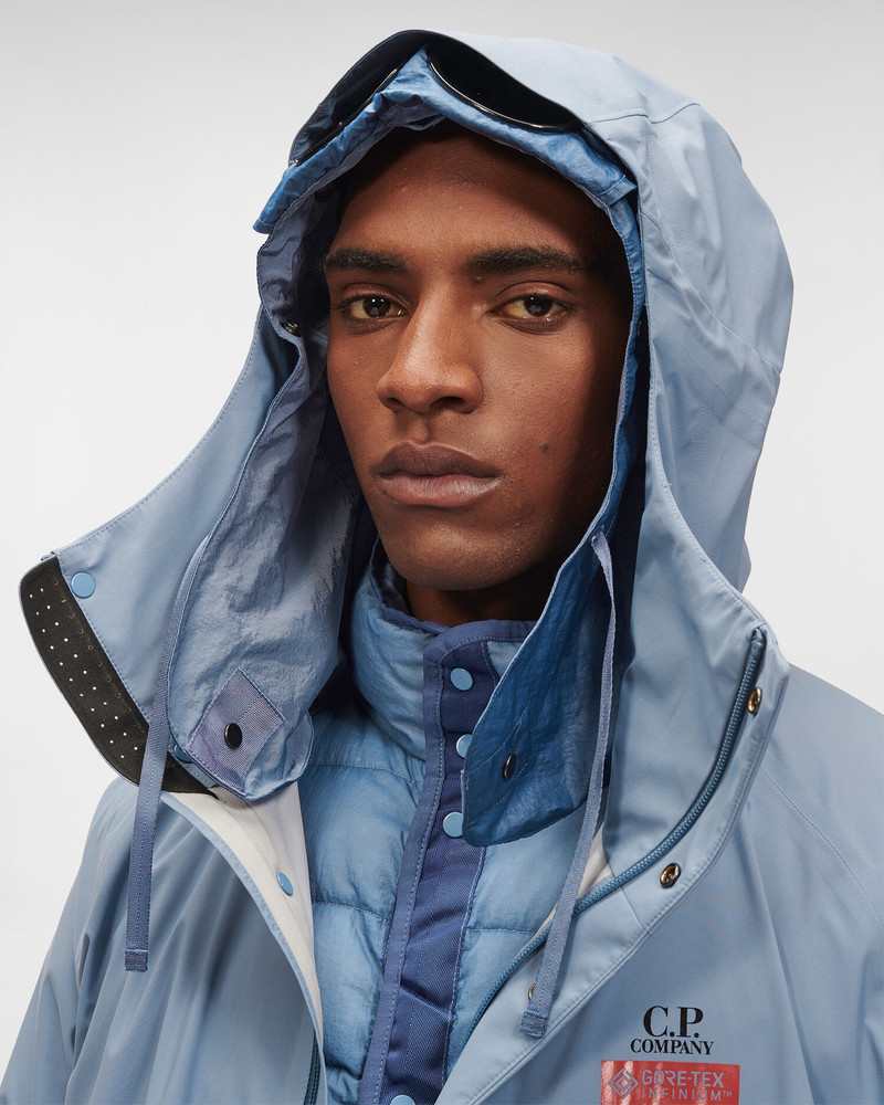 C.P. Company Gore-Tex 3L Infinium Mixed Goggle Down Parka | REVERSIBLE