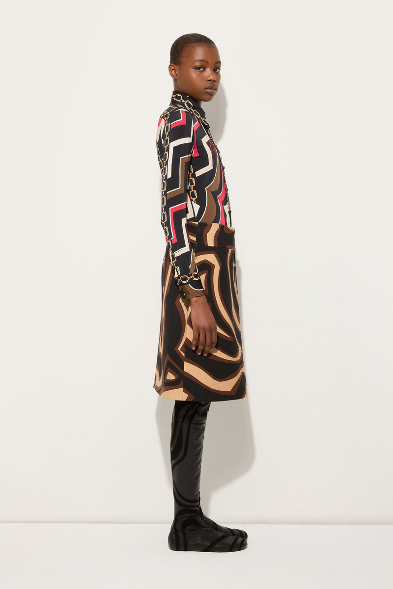 LABIRINTO PRINT MIDI SKIRT 3