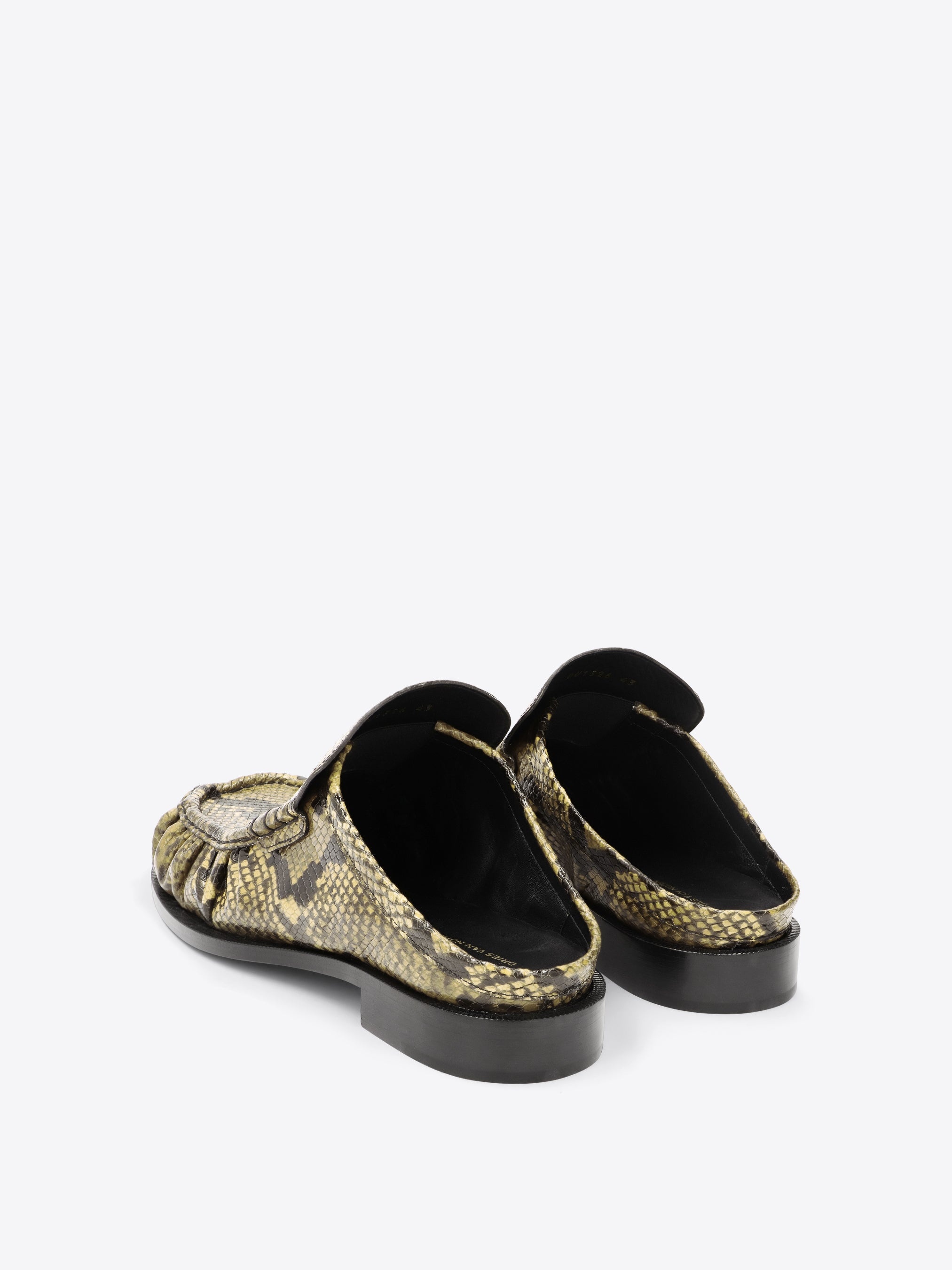 SNAKE PRINT LOAFERS - 4