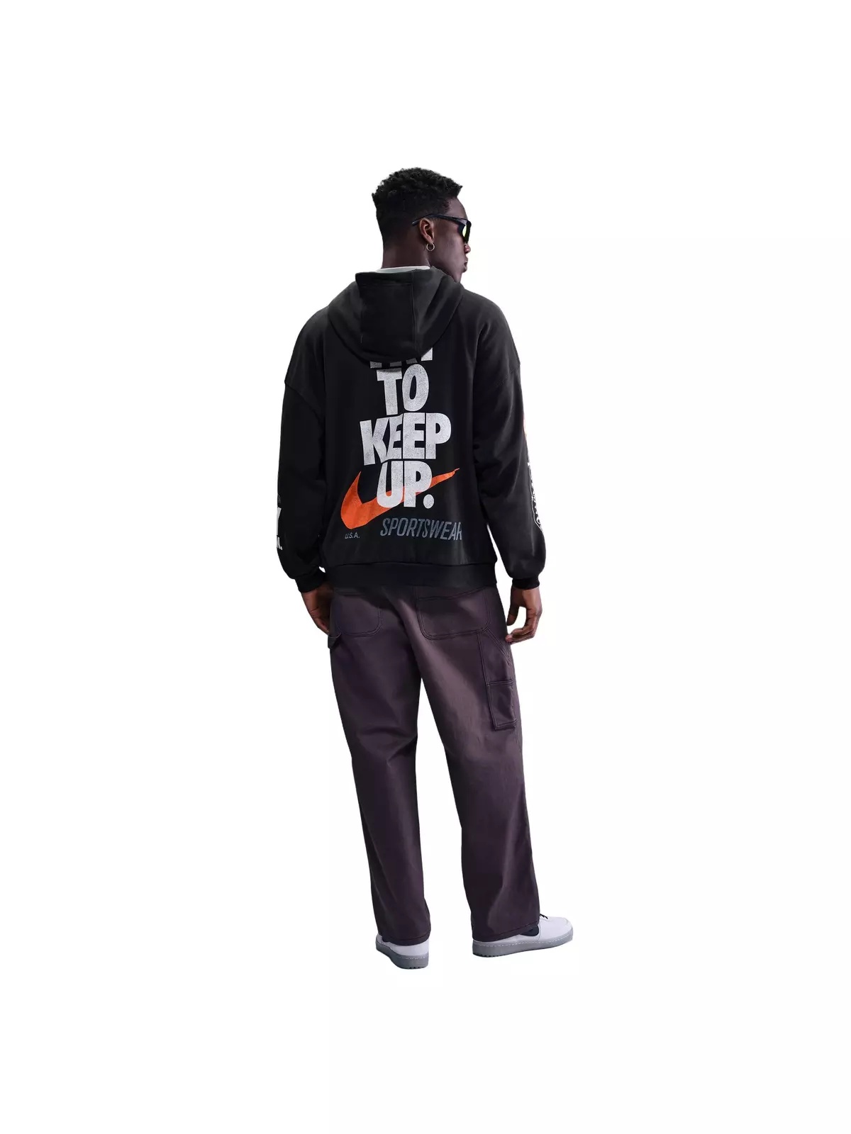 Men's Club Oversized French Terry Pullover Hoodie - 2