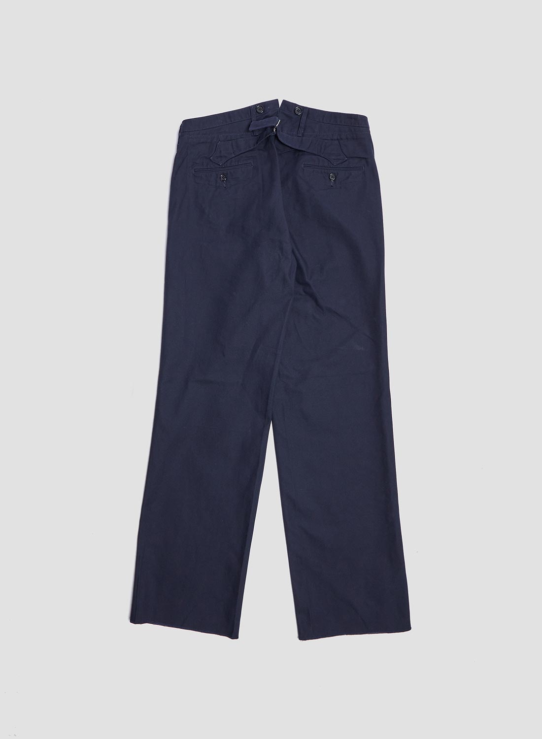 Adjustable Costume Duck Style Baggy Pants Navy - 3