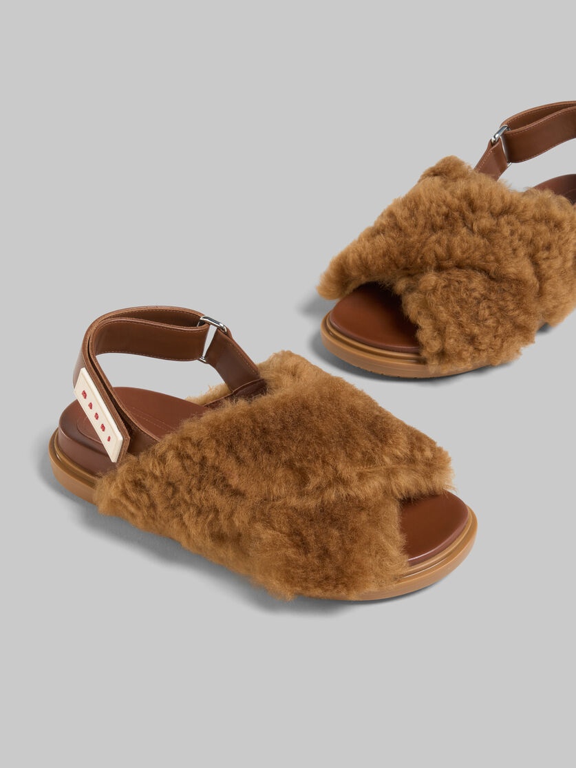 BROWN SHEARLING FUSSBETT - 5