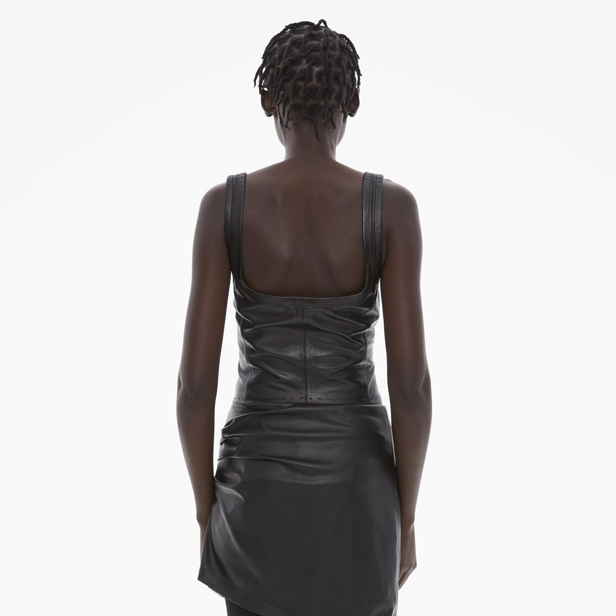 LEATHER TANK TOP - 4
