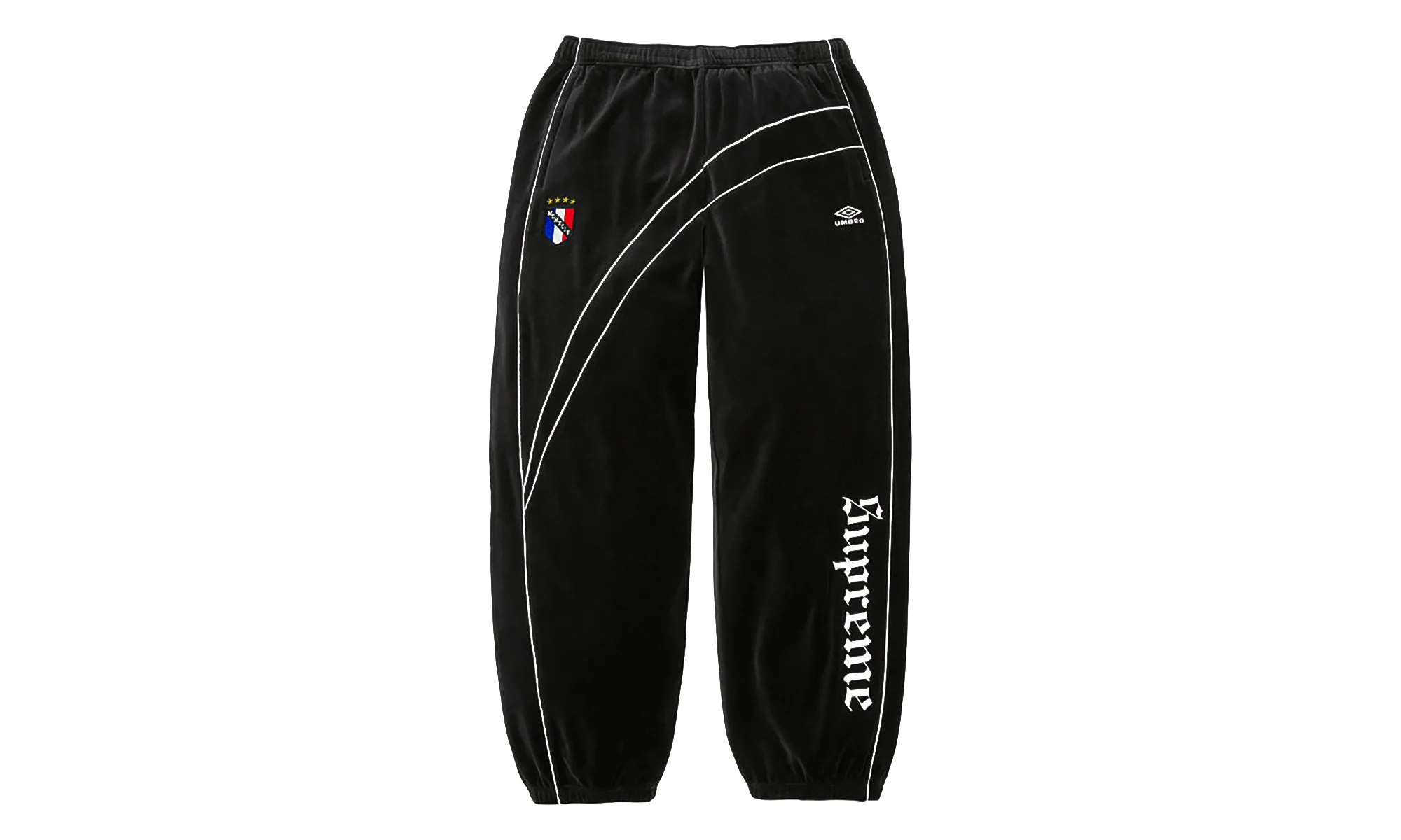 Umbro Velour Track Pants "FW26 - Black" SU28560 - 1