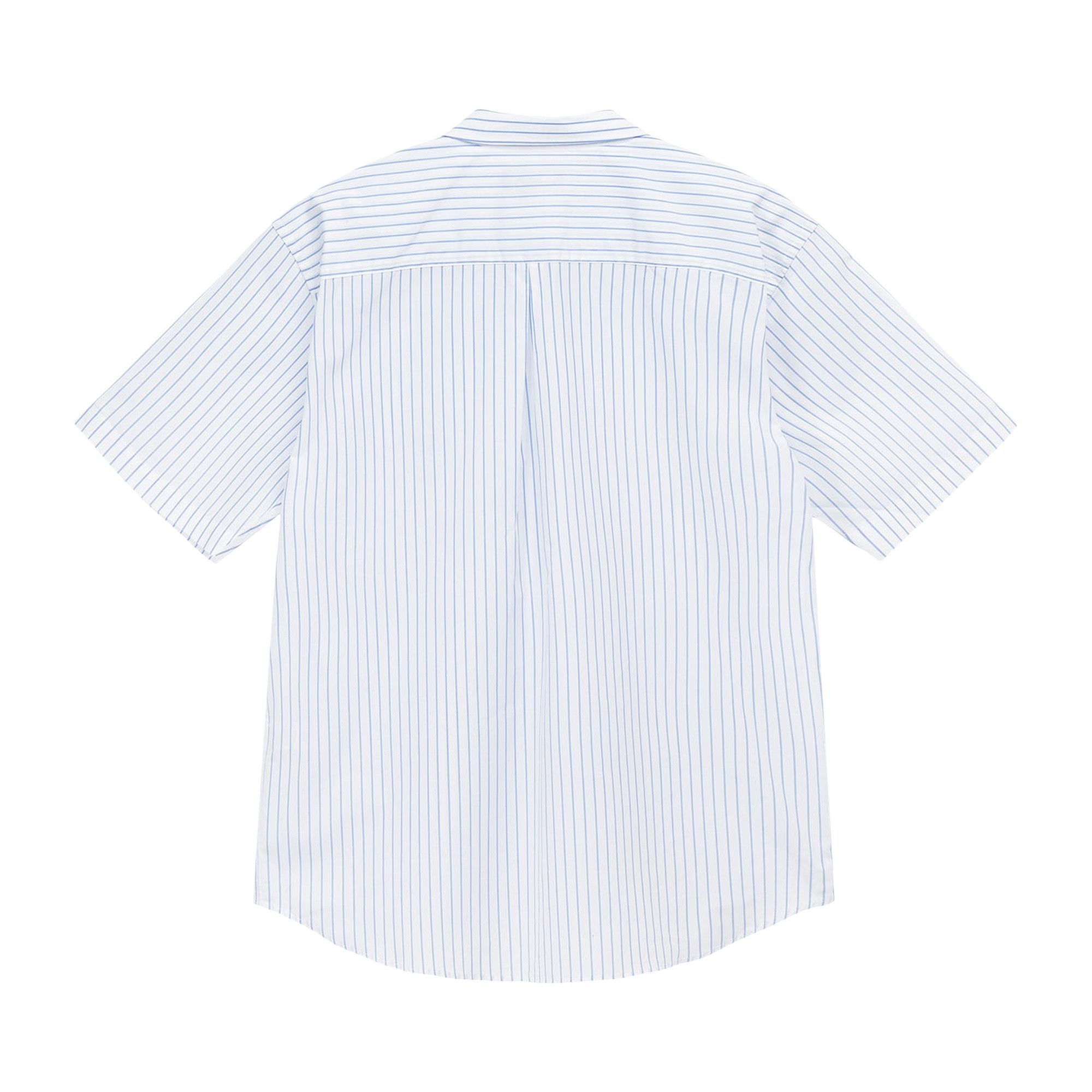Stussy Boxy Striped Shirt 'Blue' - 2