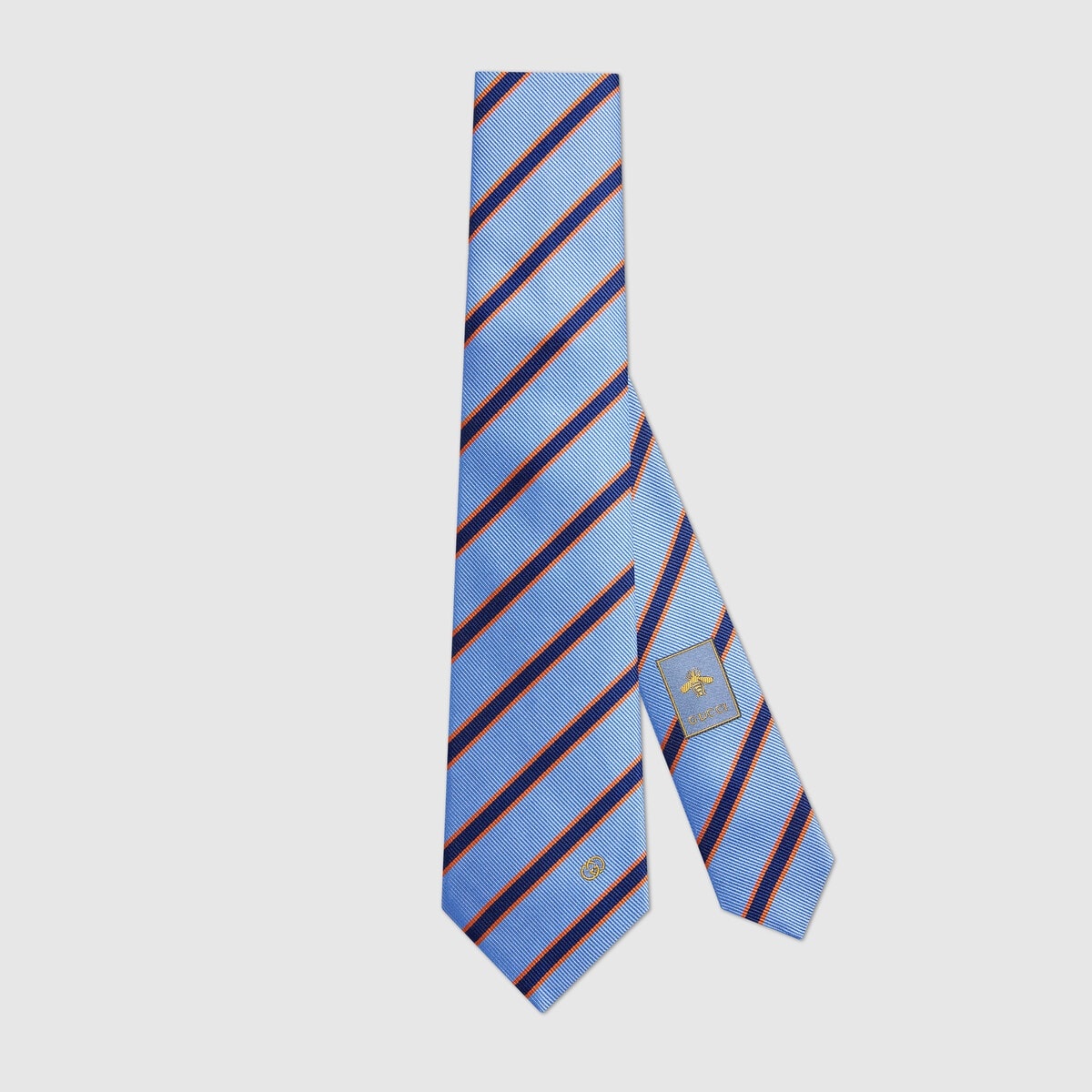 Striped silk tie - 1