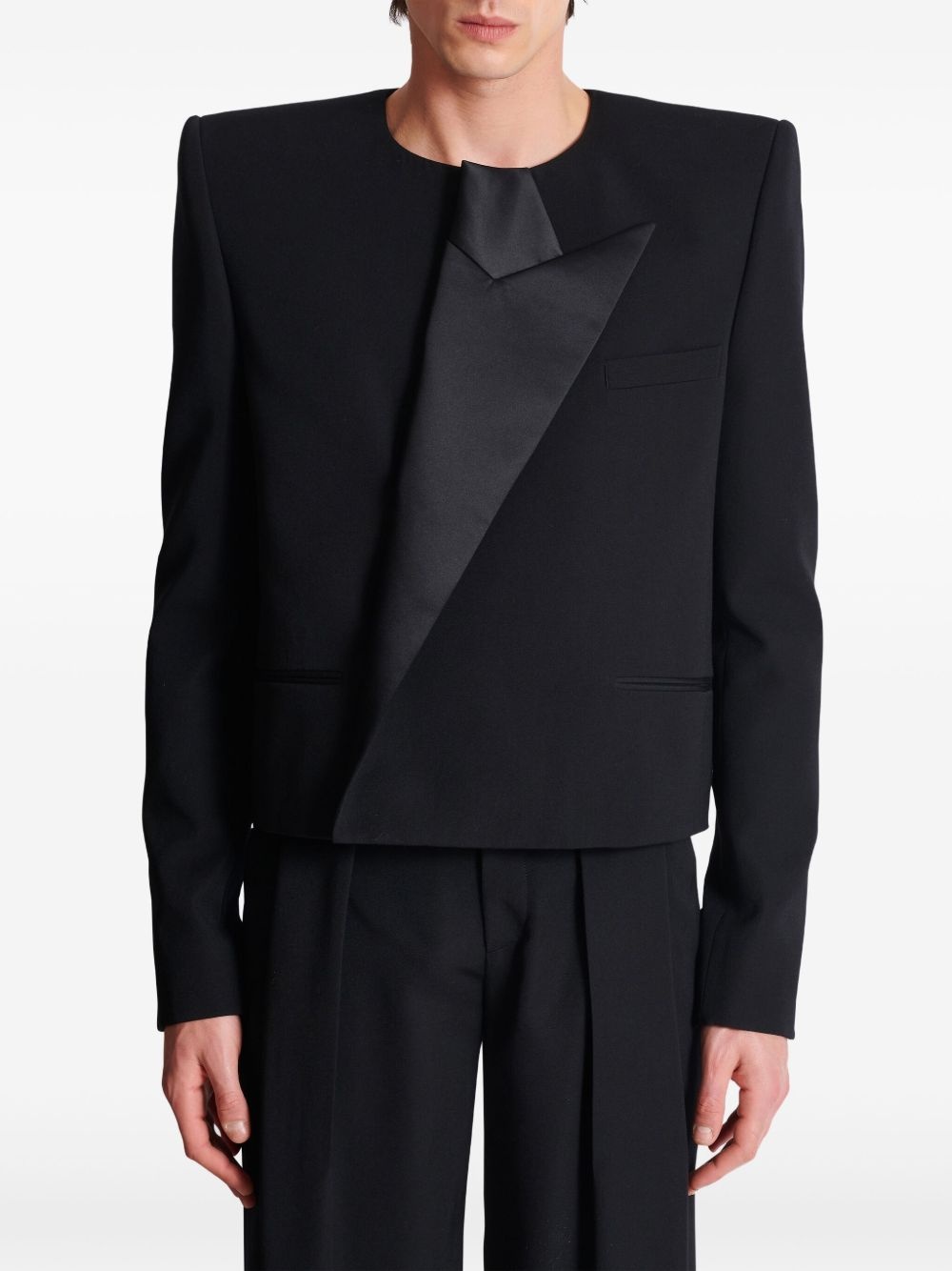 Asymmetric Spencer jacket - 6