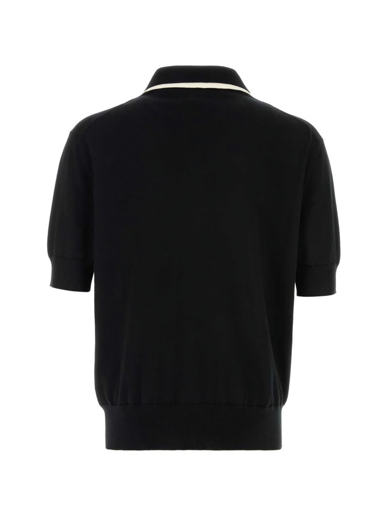 Jil Sander contrast-collar polo shirt outlook