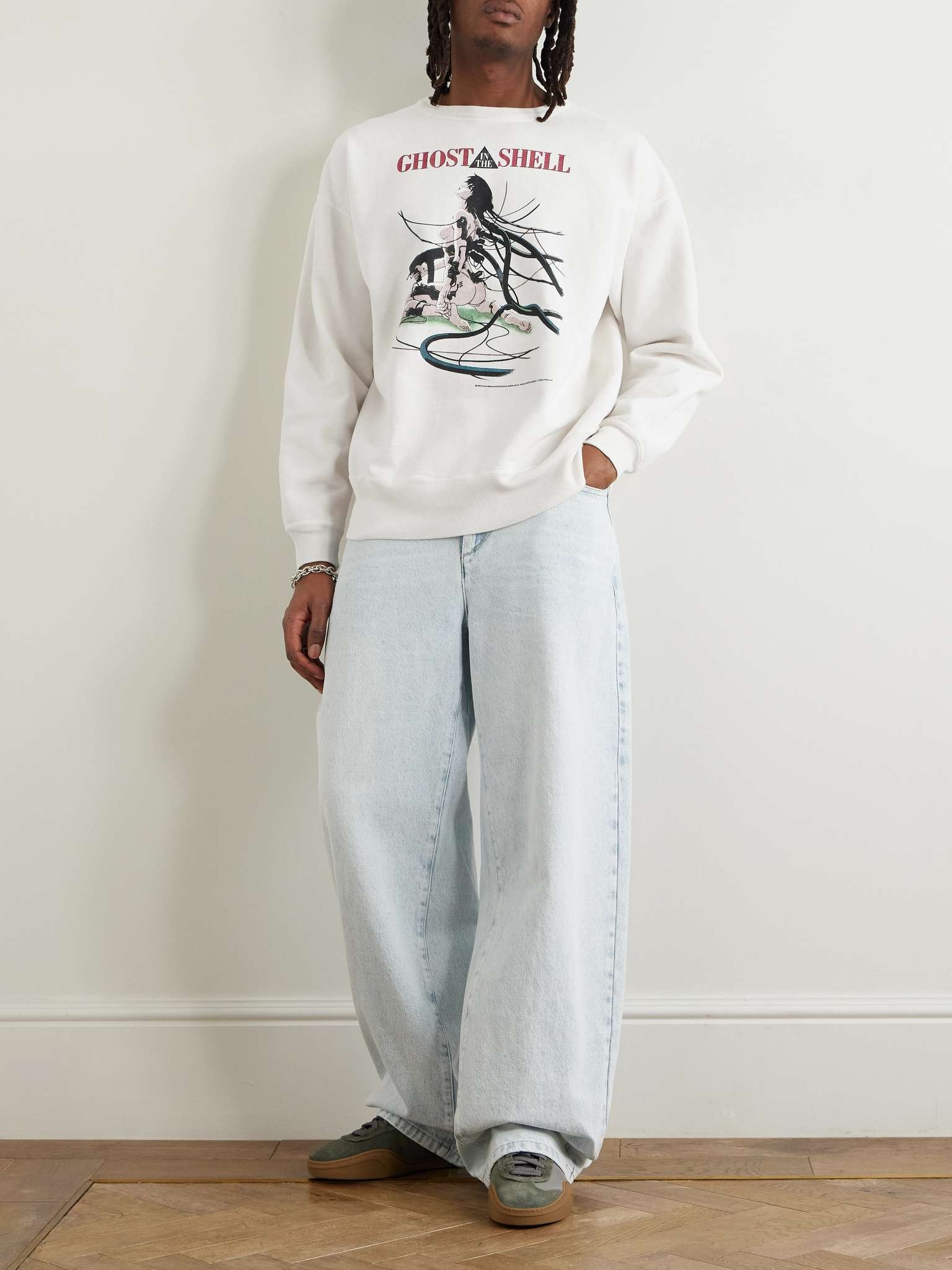 + Ghost in the Shell Printed Cotton-Jersey Sweatshirt - 2