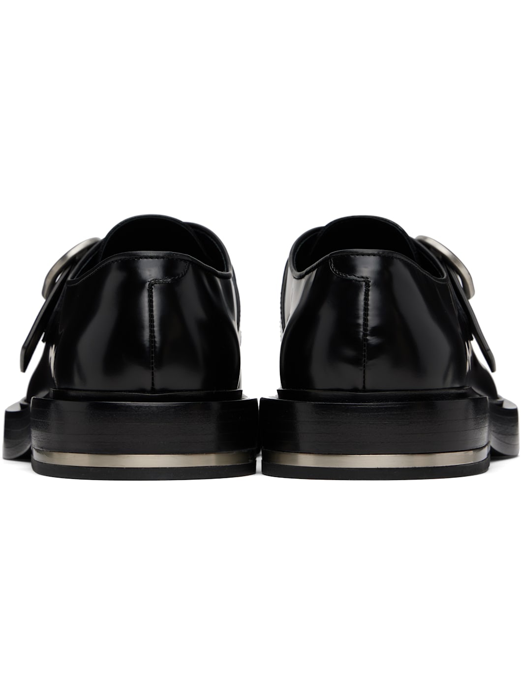 Black Leather Loafers - 2
