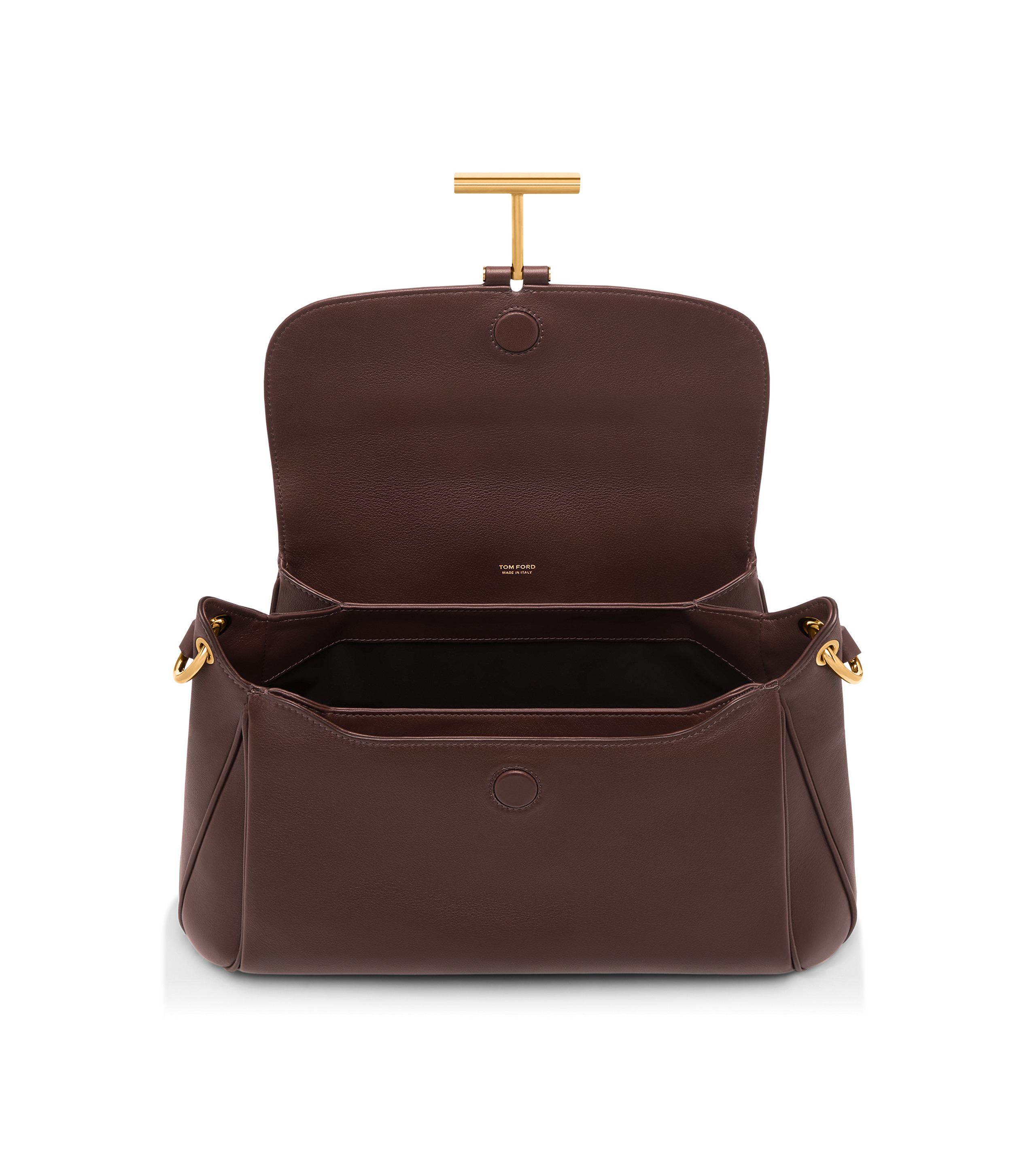 NATURAL GRAIN LEATHER TARA MEDIUM SHOULDER BAG - 4