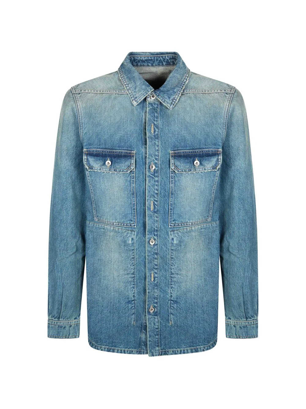 denim outershirt jacket - 1