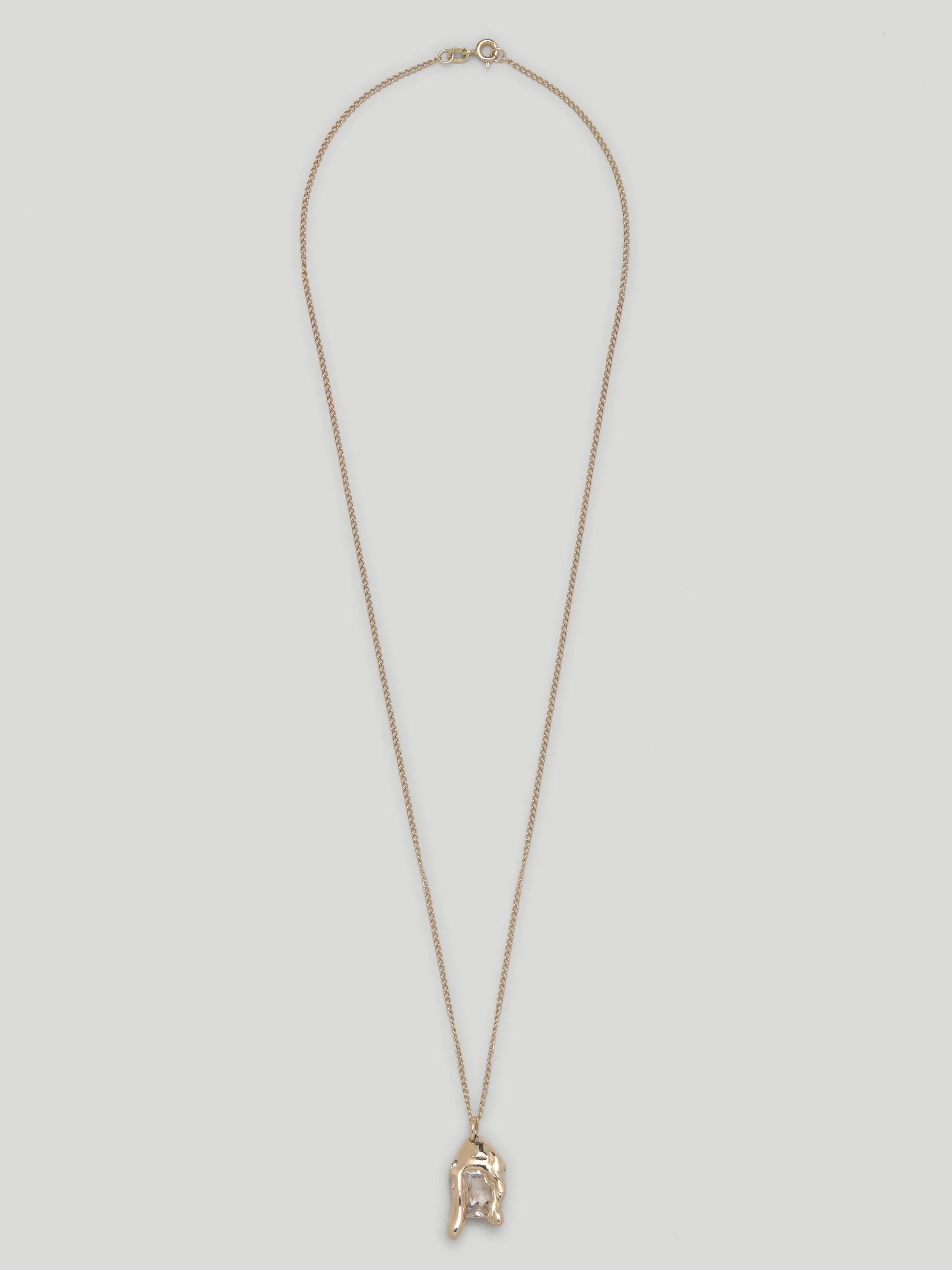 MELTING WAX CLEAR CHARM NECKLACE - 2