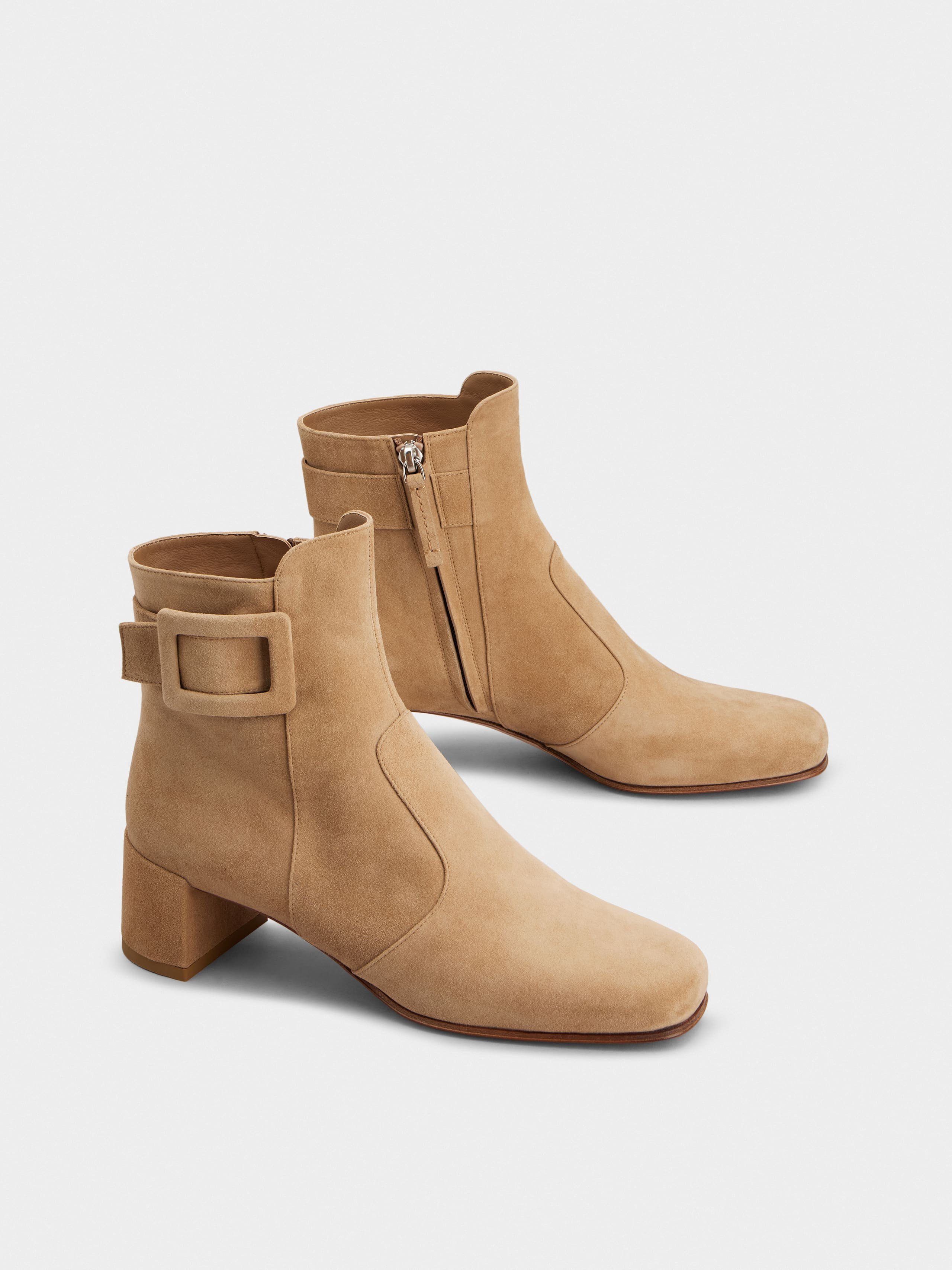 Très Vivier Booties in suede - 2