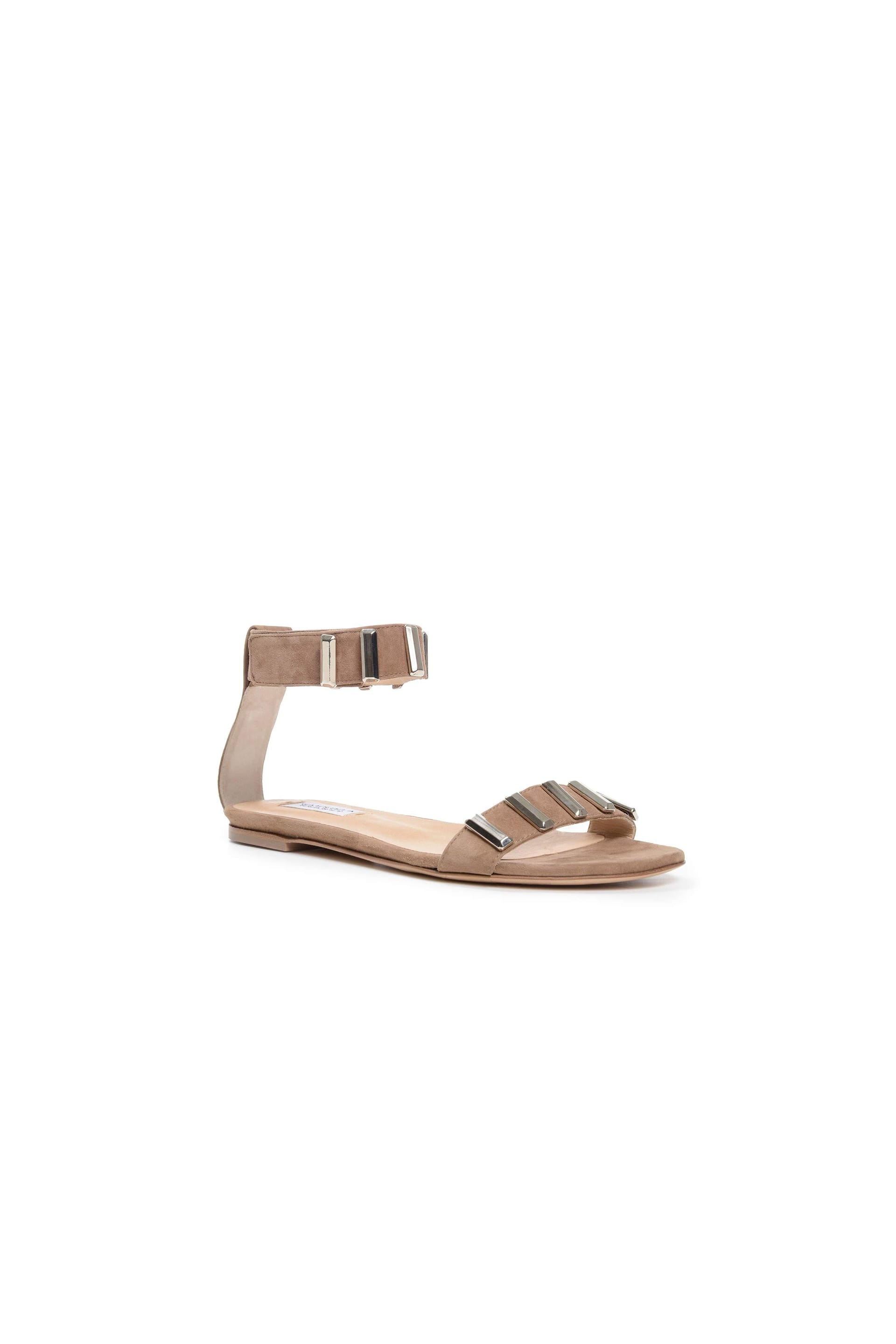 Lana Hardware Flat Sandal Suede - 2