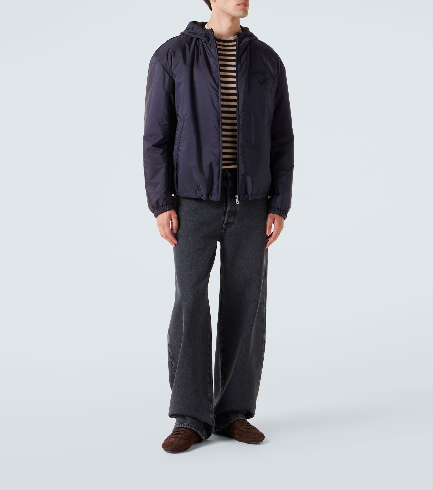Hooded Re-Nylon jacket - 2