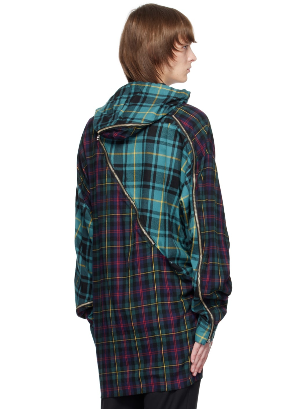 Blue Check Shirt - 3