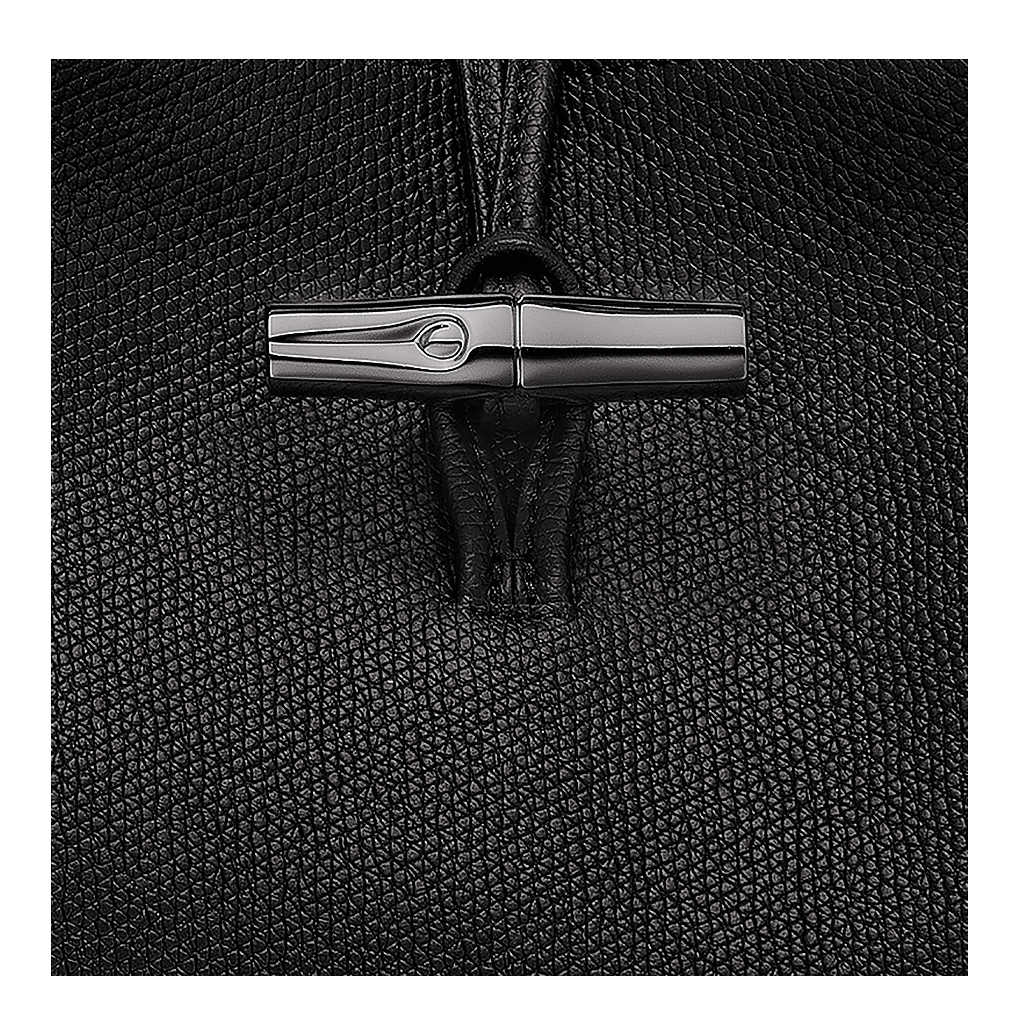Le Roseau L Handbag Black - Leather - 5