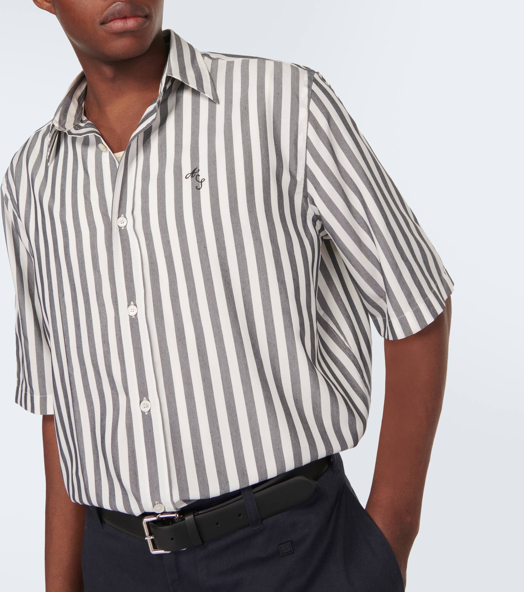 Oversized striped shirt - 5