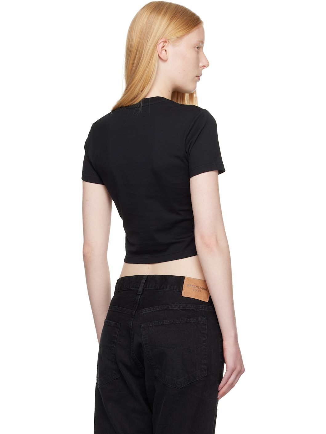 Black MA Embroidered Baby T-shirt - 3