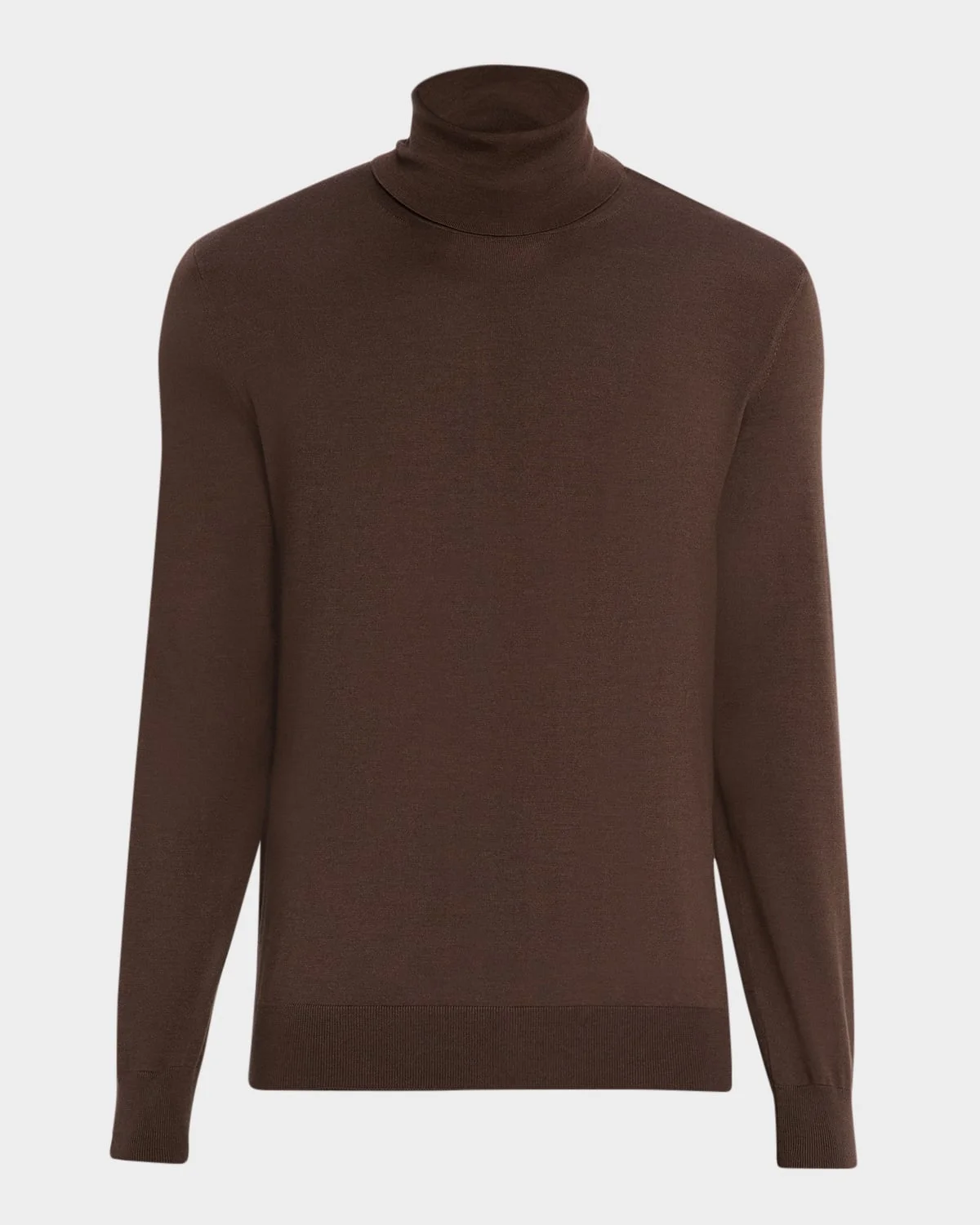 Men's Fine Cashmere and Silk Turtleneck Sweater - 1