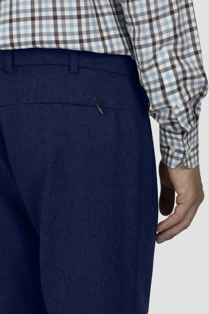 BLENDED WOOL CHINO TROUSERS 4